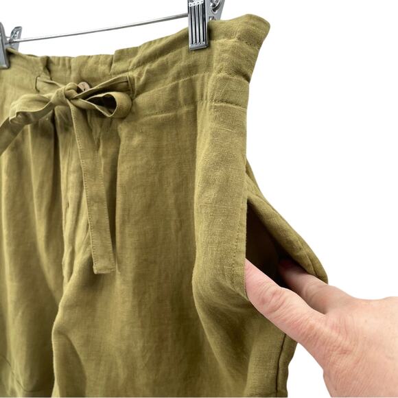 Sigrid Olsen 100% Linen Breathable Comfortable Lightweight Casual Shorts Size M - Picture 2 of 8